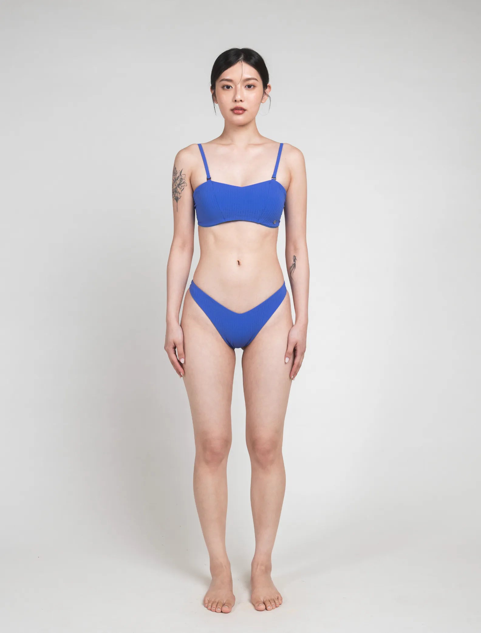 TIMU｜泡泡紗調節平口上衣 - Cobalt Blue 鈷藍色