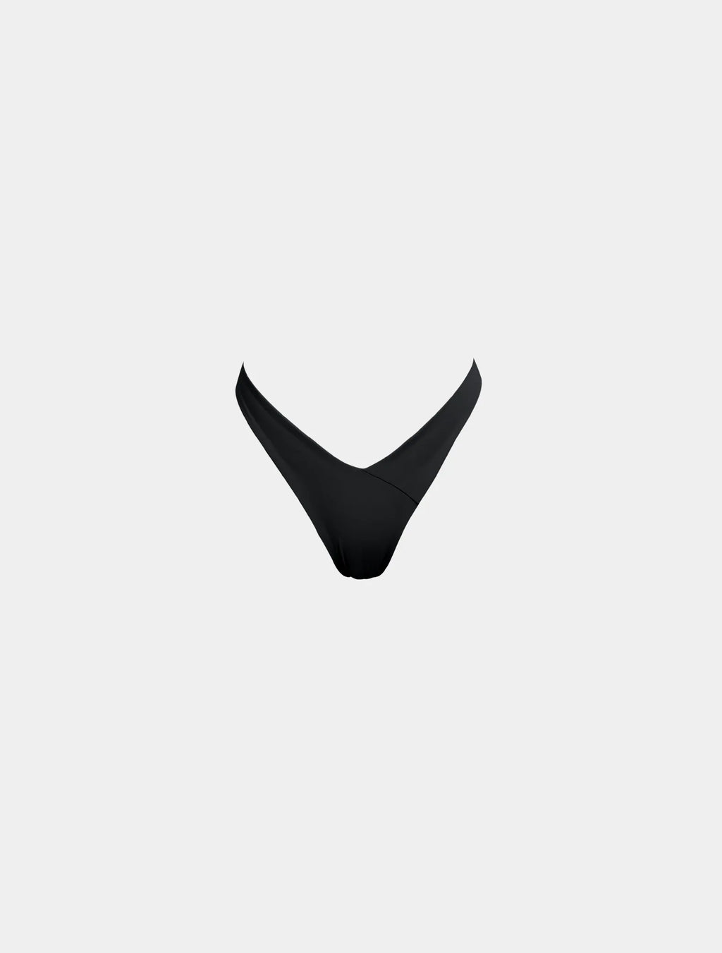 TIMU｜極高衩拼接 丁字下褲 - Black 經典黑