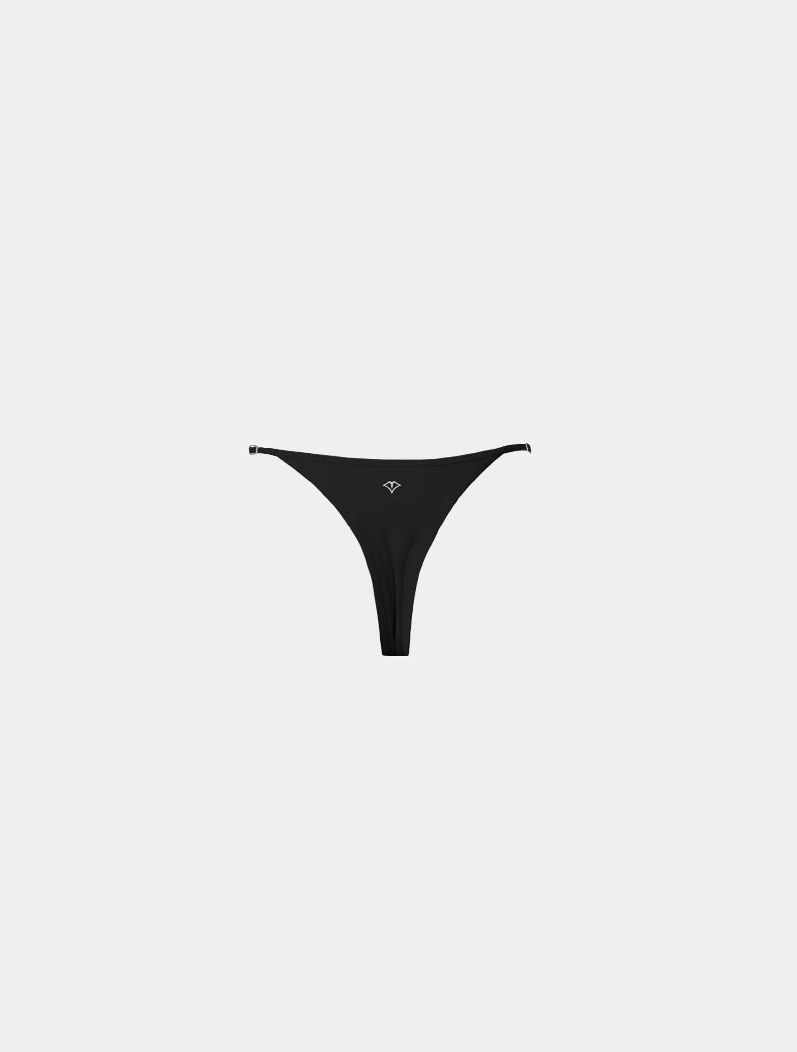 TIMU｜調整型 細邊帶丁字下褲 - Black 經典黑