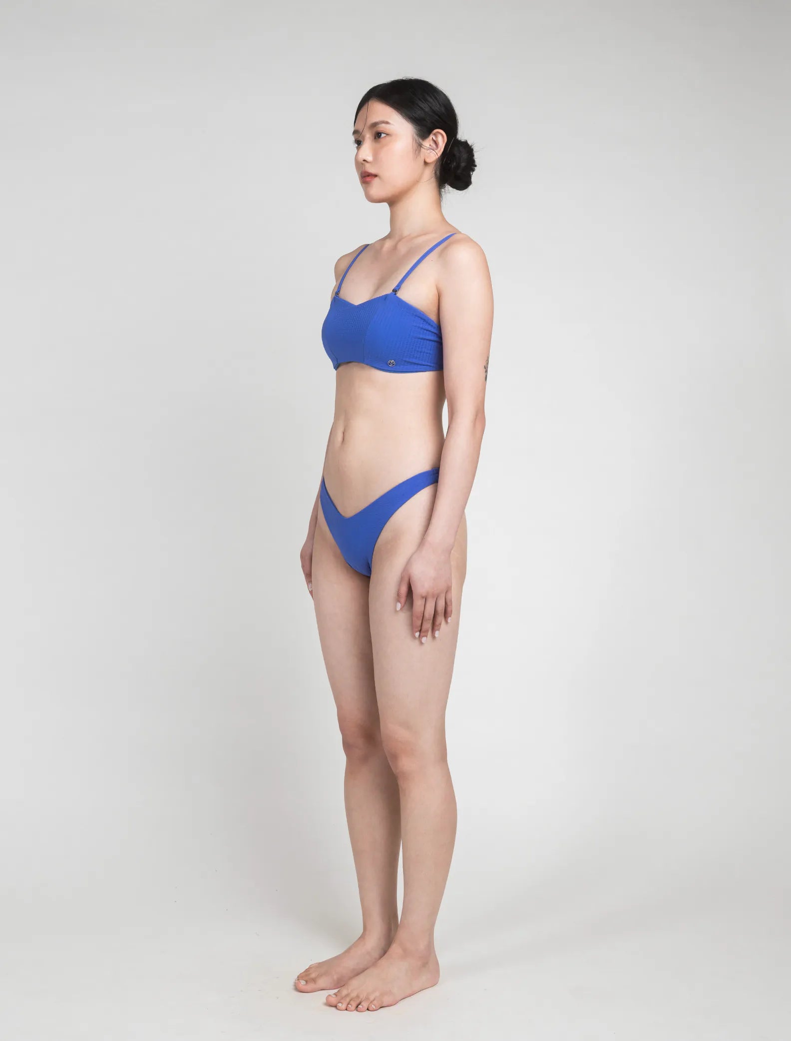 TIMU｜泡泡紗調節平口上衣 - Cobalt Blue 鈷藍色