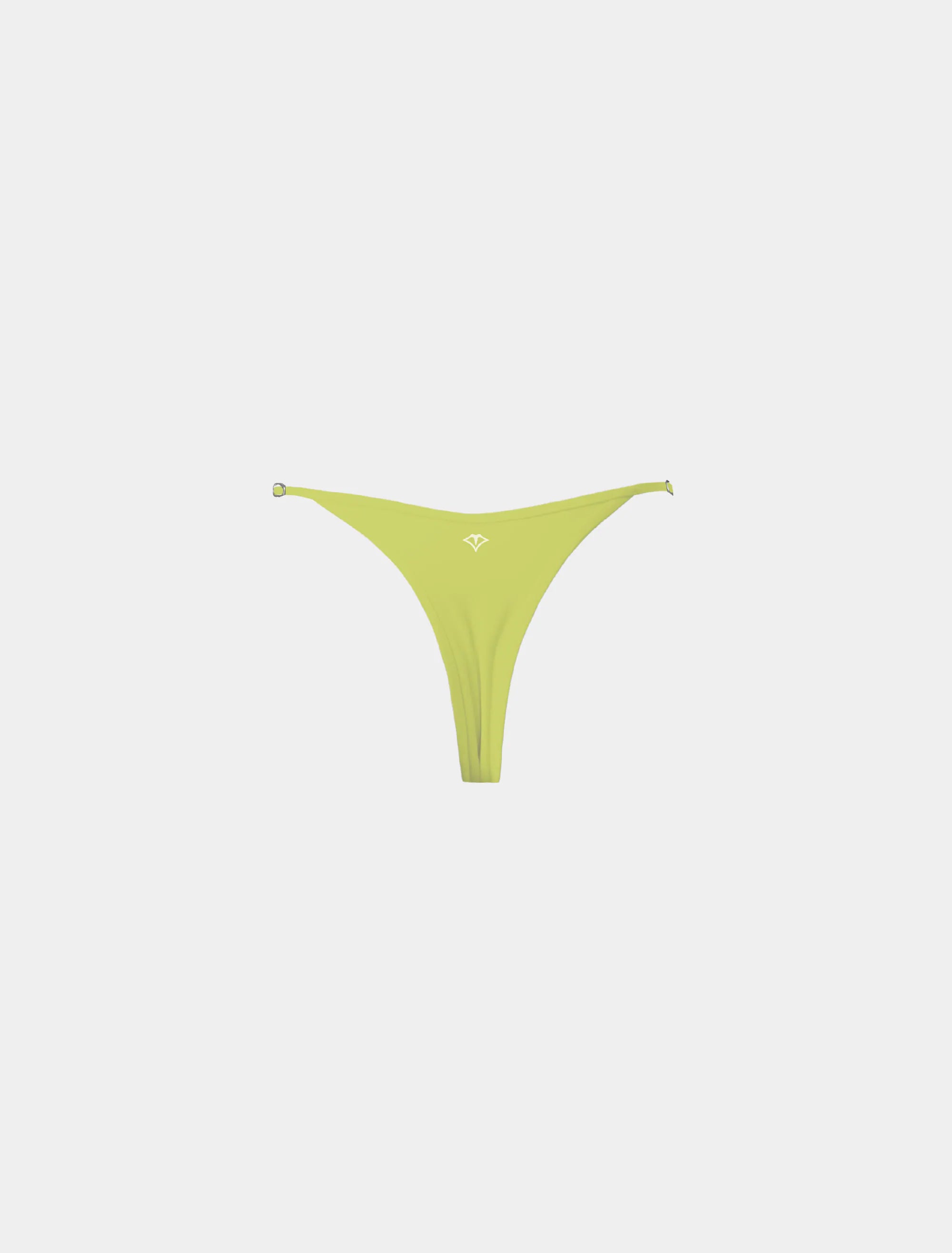 TIMU｜調整型 細邊帶丁字下褲 - Sunny Lime 萊姆綠