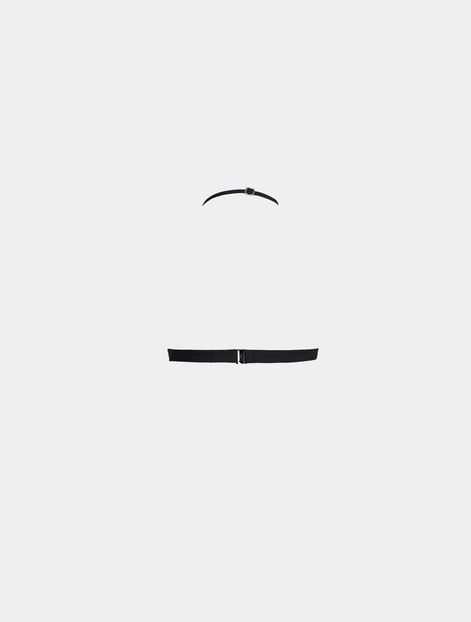 TIMU｜簡約拼接 三角補曬上衣 - Black 經典黑
