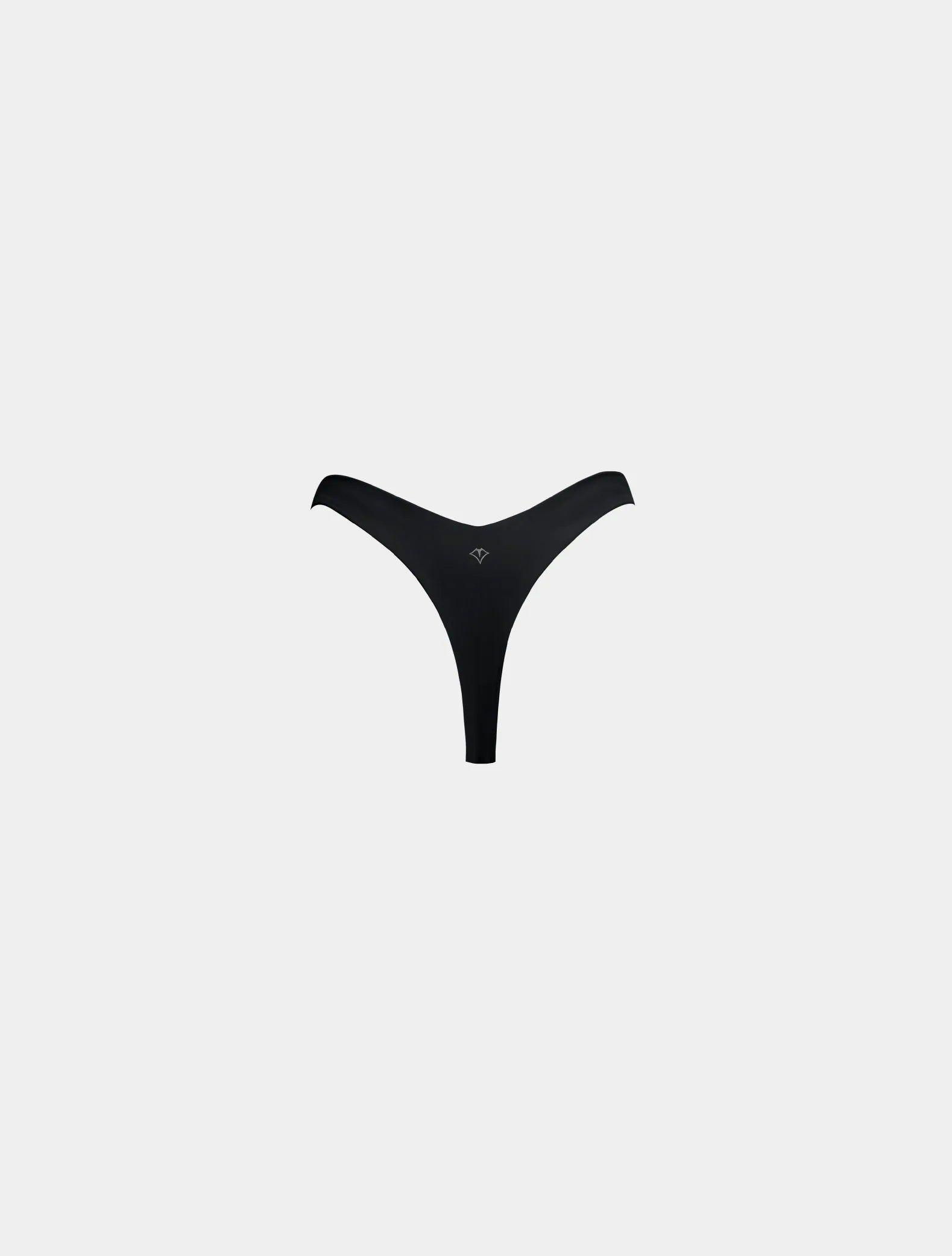 TIMU｜極高衩拼接 丁字下褲 - Black 經典黑