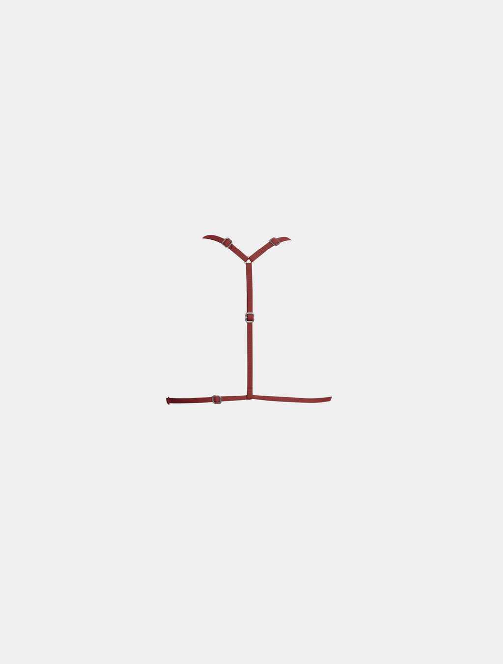 TIMU｜前扣式 T背調節款 - Garnet 石榴紅