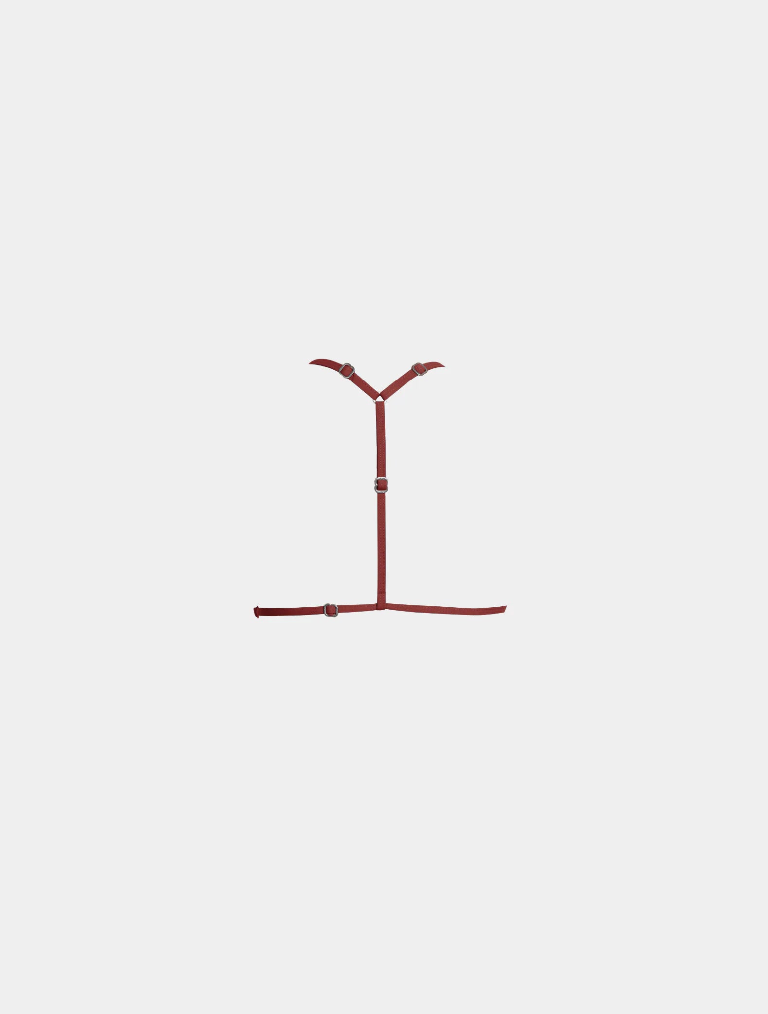 TIMU｜前扣式 T背調節款 - Garnet 石榴紅