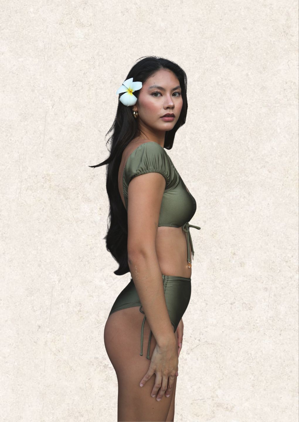 Luna Del Rey｜Lehua Top - Oma Green