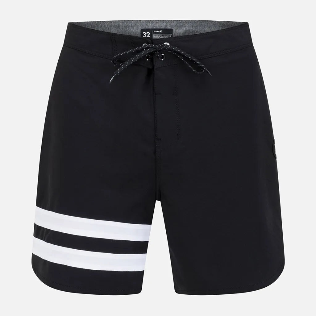 HURLEY｜男 PHANTOM-ECO BLOCK PARTY 18" 衝浪褲 - 黑 H010