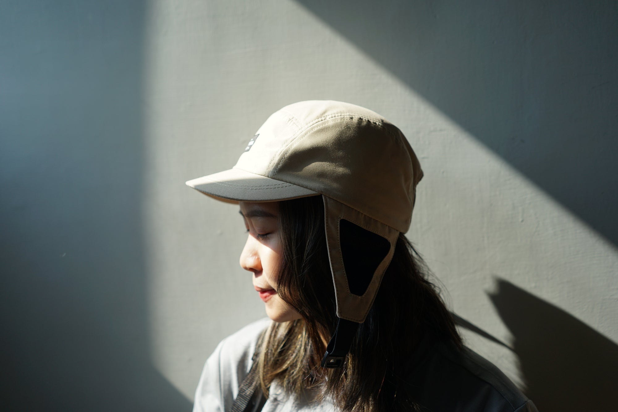 FREEN 衝浪潛水五片帽 - 卡其