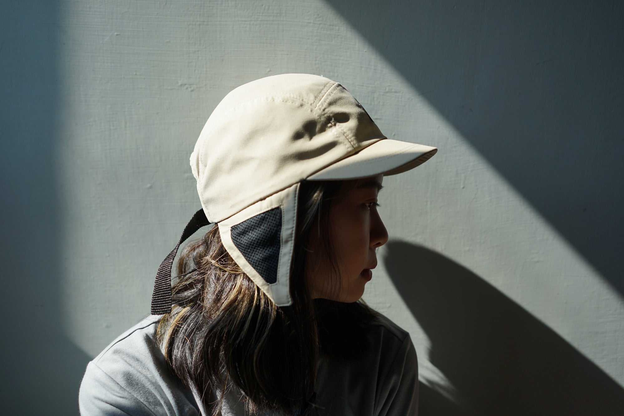 FREEN 衝浪潛水五片帽 - 卡其