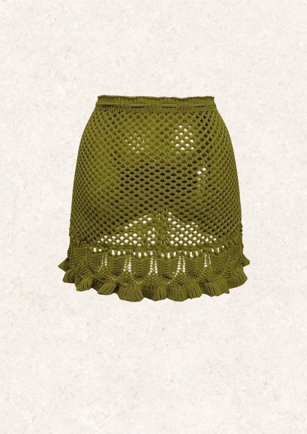 Luna Del Rey｜Olive Garden Knit Skirt